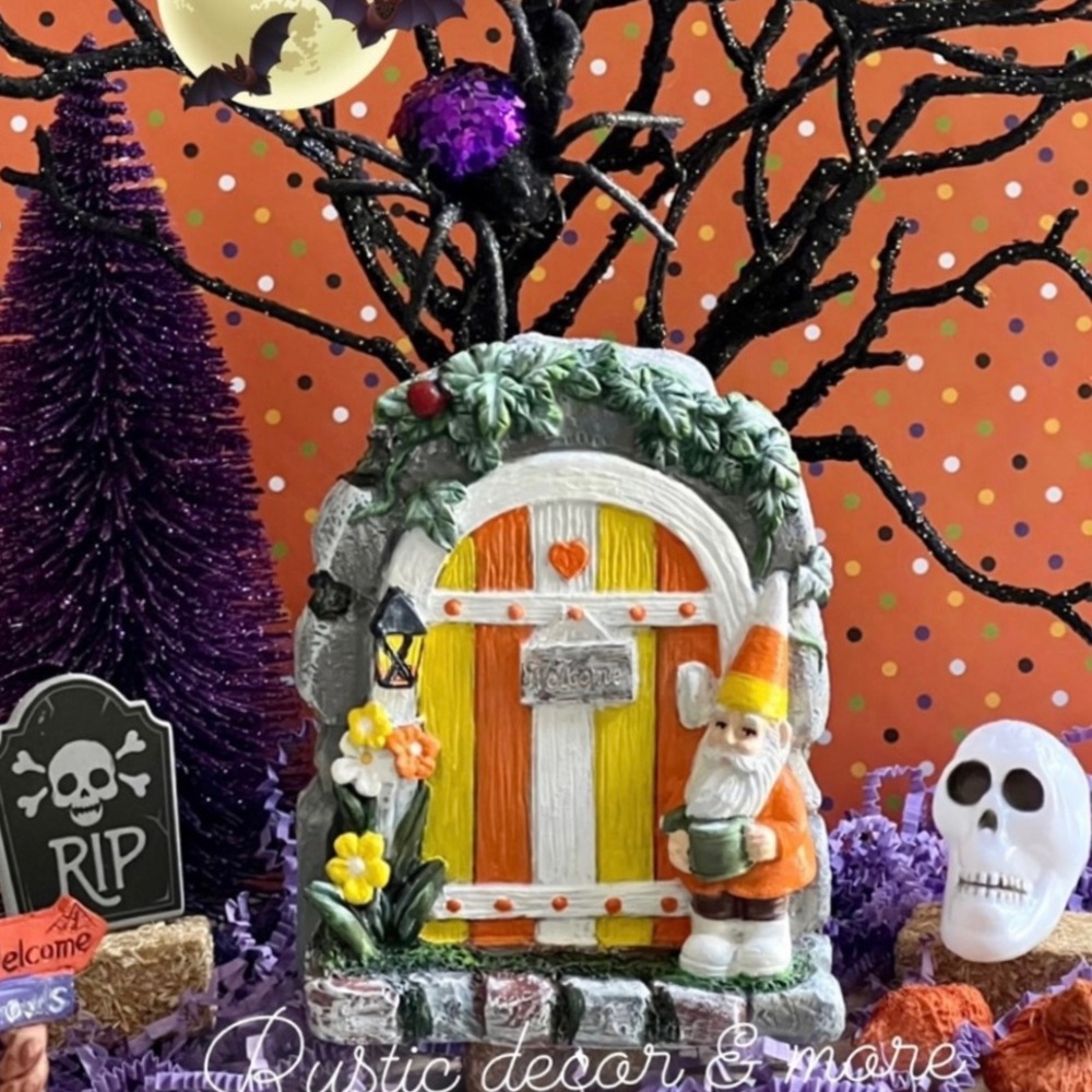 Candy Corn Fairy Door And Gnome 4 Your Tier Trays